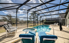 South-facing pool and spa South-facing pool and spa