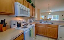 Full-size kitchen with all appliances, pots and pans Full-size kitchen with all appliances, pots and pans