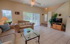 Spacious living room with flat-screen TV Spacious living room with flat-screen TV