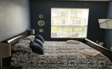 Master bedroom located on lower level Master bedroom located on lower level