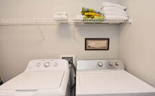 Full-size laundry facilities Full-size laundry facilities