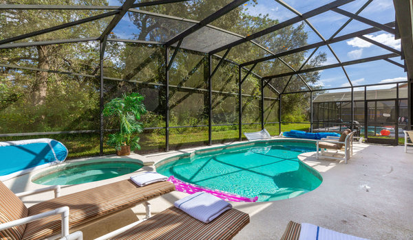 Private pool and spa Private pool and spa