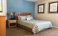 Bedroom #4 with full size bed Bedroom #4 with full size bed