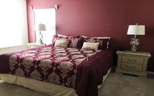 Bedroom #2 with queen bed and en-suite Bedroom #2 with queen bed and en-suite