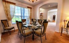 Formal dining area to the front of the villa Formal dining area to the front of the villa