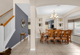 Formal dining with seating for 8 Formal dining with seating for 8