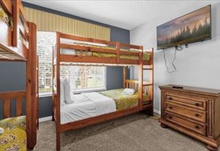 Boys bedroom with two bunk beds Boys bedroom with two bunk beds