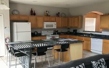 Large kitchen and nook Large kitchen and nook