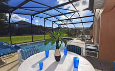 Private pool area - south-facing Private pool area - south-facing
