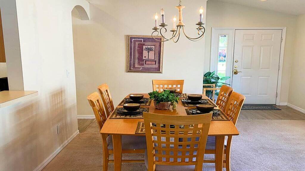 Formal dining area