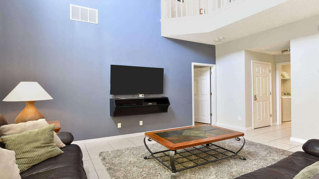 Large 55" flat-screen TV to draw the family around!