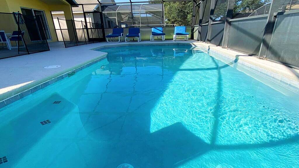 Large private pool