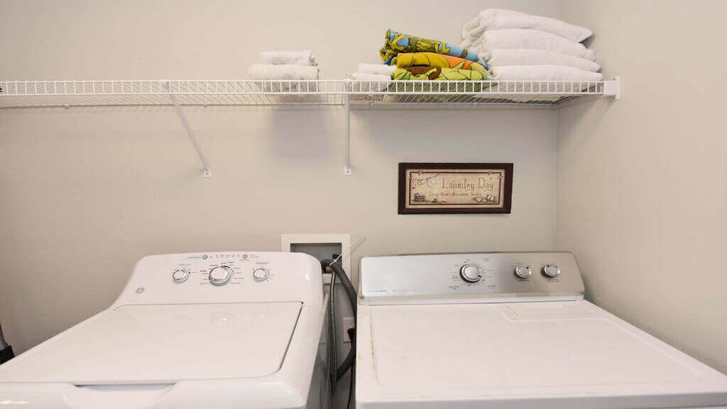 Full size laundry facilities in the villa
