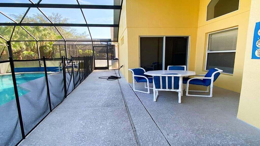 Large private pool