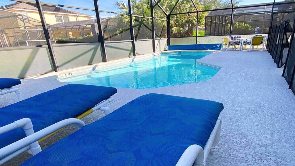 Large private pool
