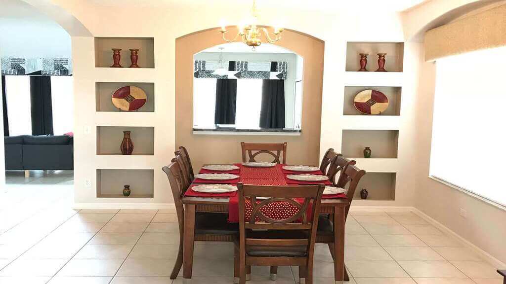 Formal dining area for special meals