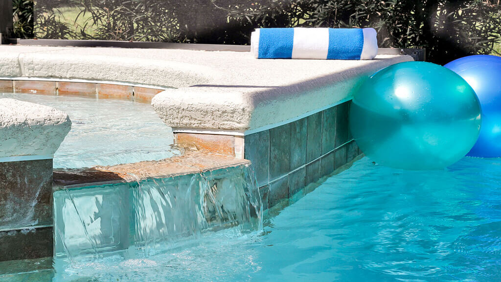 Pool area is fully screened and furnished