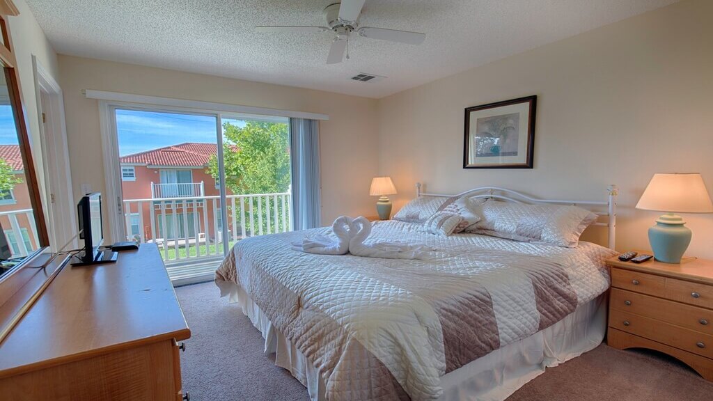 Bedroom #1 with king bed
