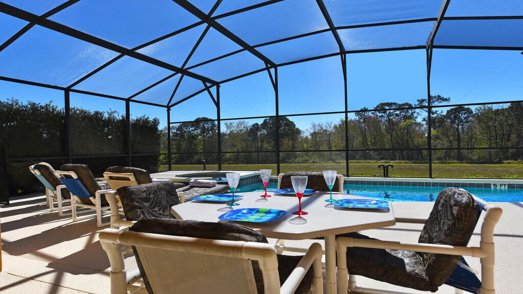 Private pool, spa and lanai
