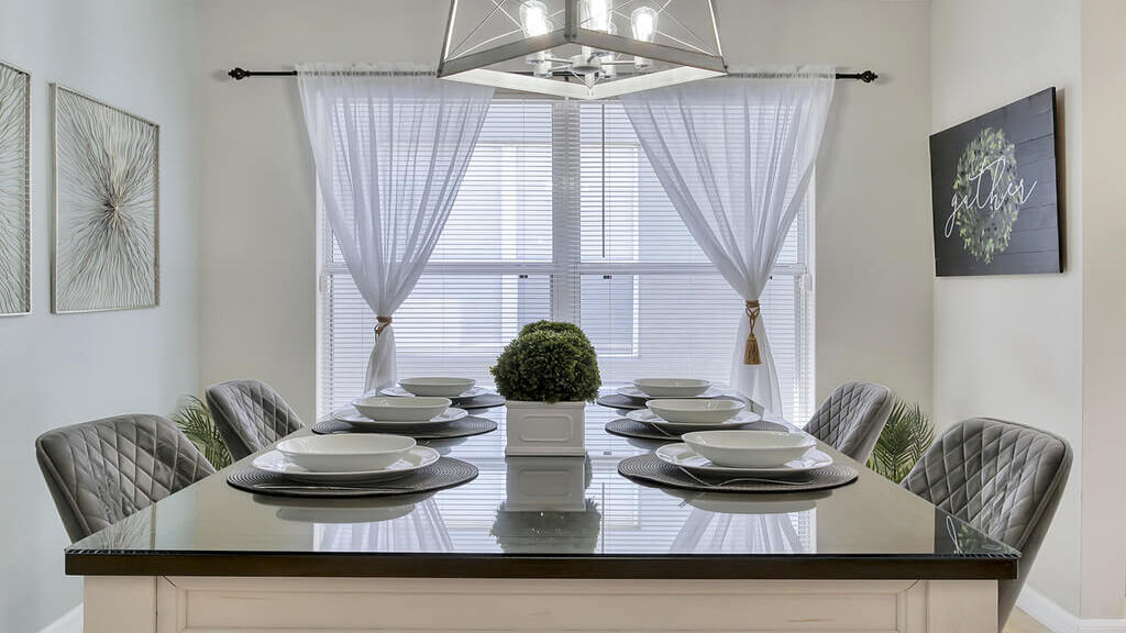 Another view of formal dining
