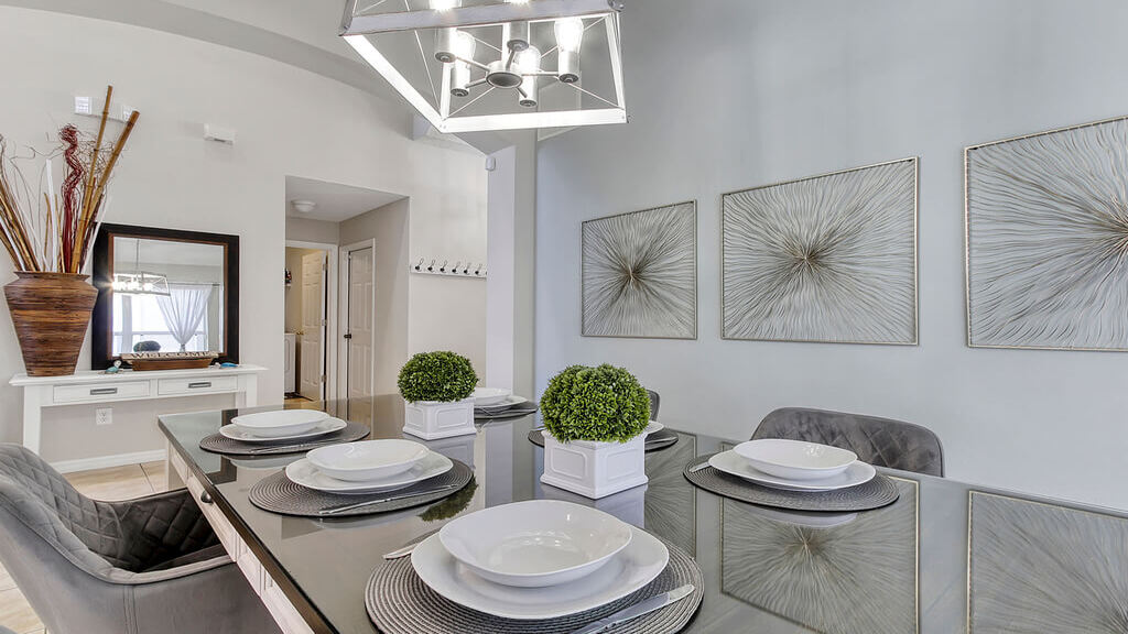 Another view of formal dining