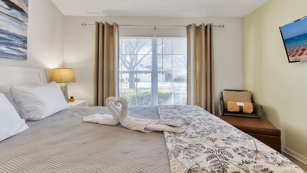 This bedroom is located on first floor