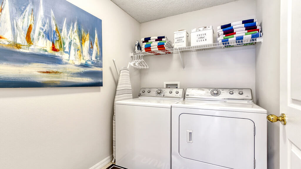 Full-size laundry facilities