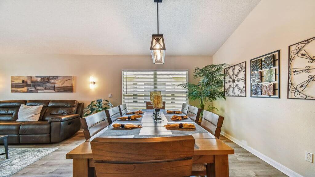 Elegant formal dining area