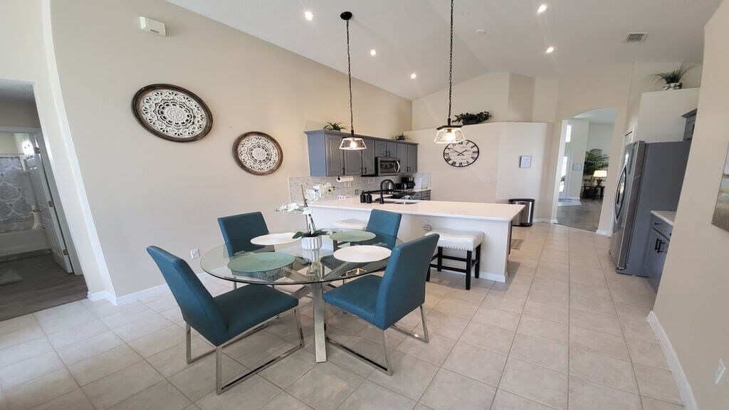 Family room and nook area
