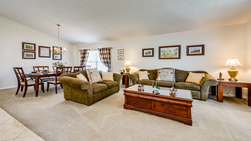 Spacious living area