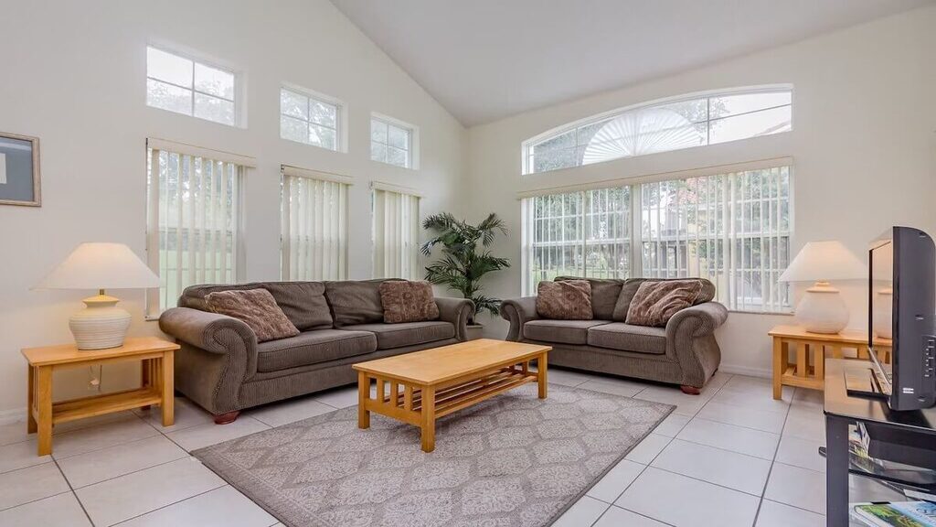 Spacious and open living area