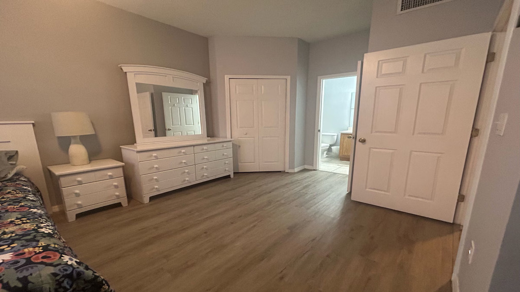 First-floor master suite