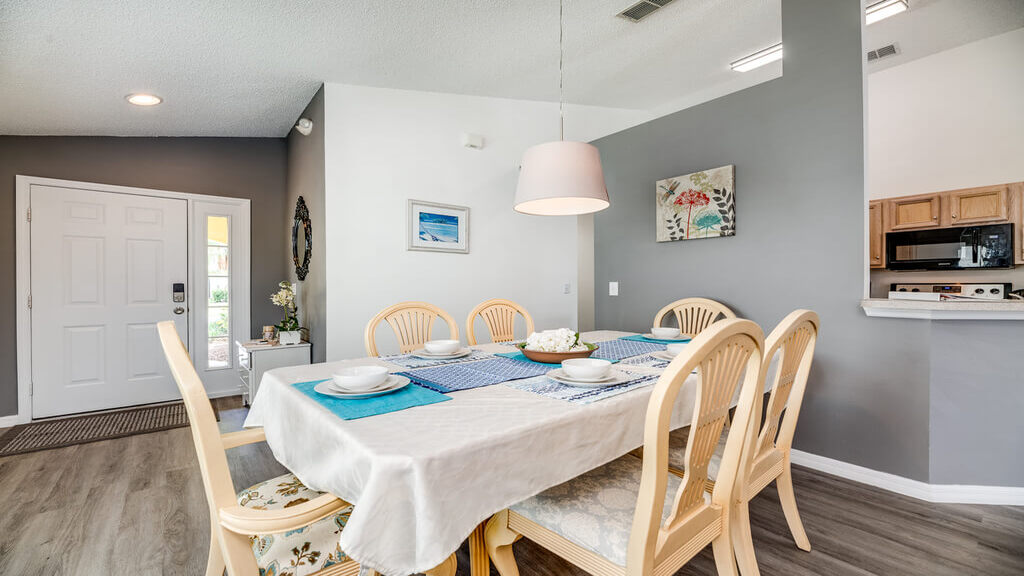 Formal dining area for special meals