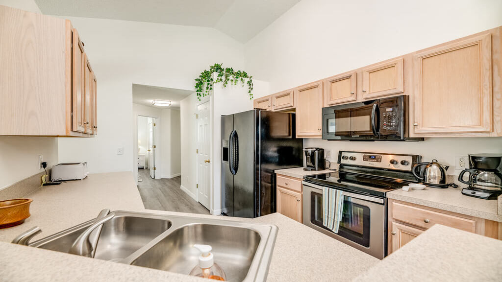 Spacious kitchen