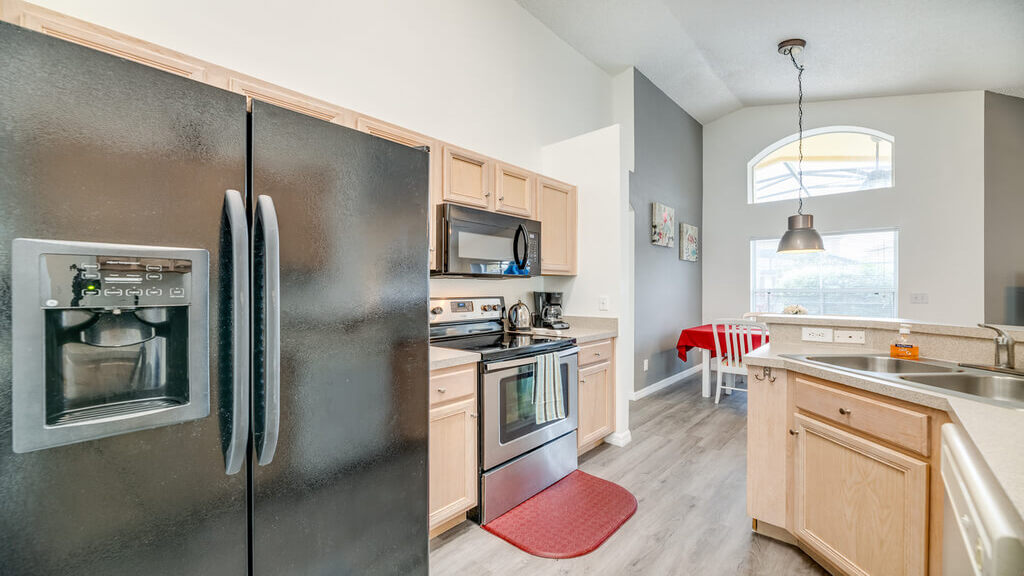 Spacious kitchen allows you to make meals